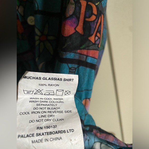 Rare Palace Muchas Glassias Blue Shirt - Picture 7 of 7